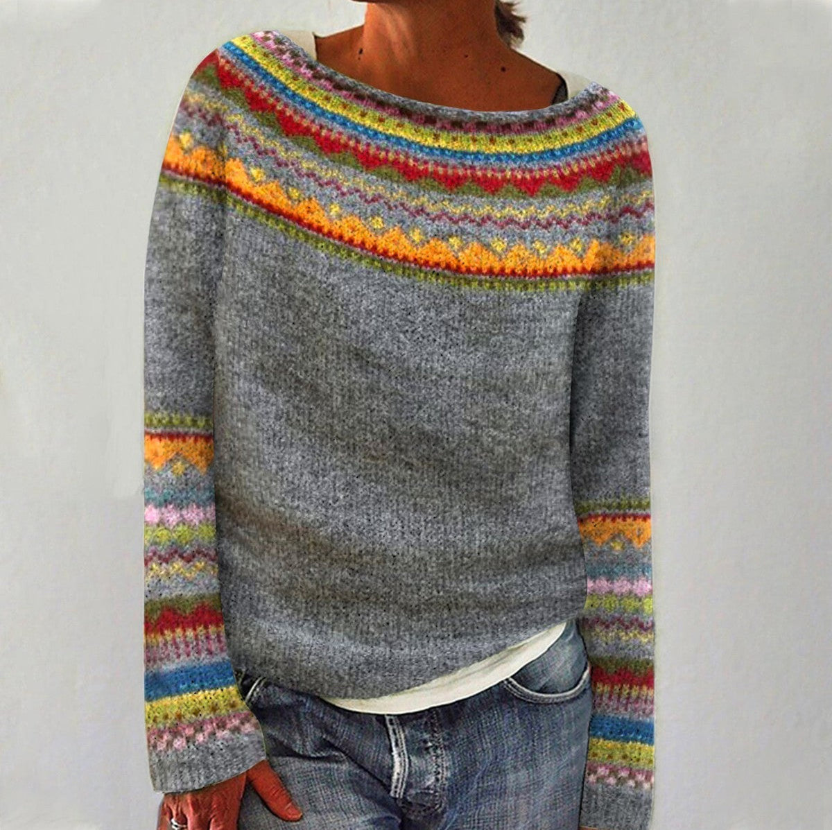 Anaëlle | Pull rétro confortable