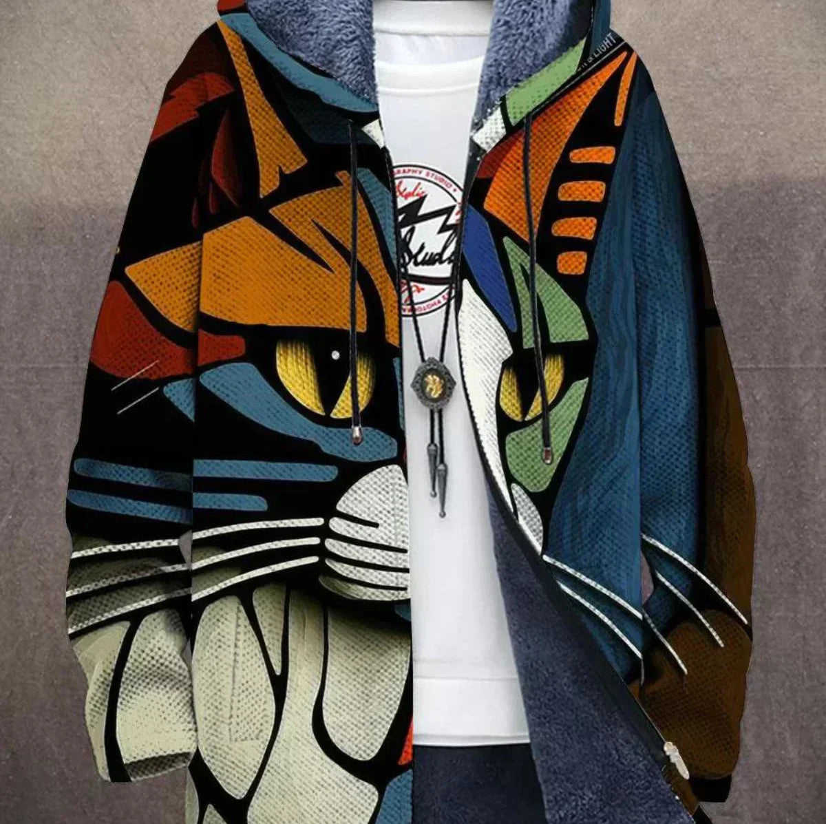 Odile | Cardigan de luxe inspiré par l'art