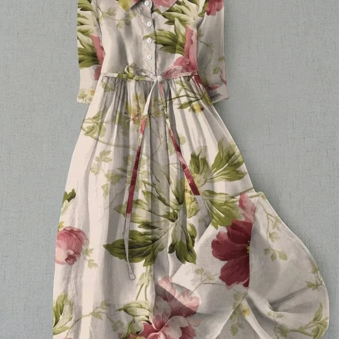 Vivienne | abito floreale classico ed elegante