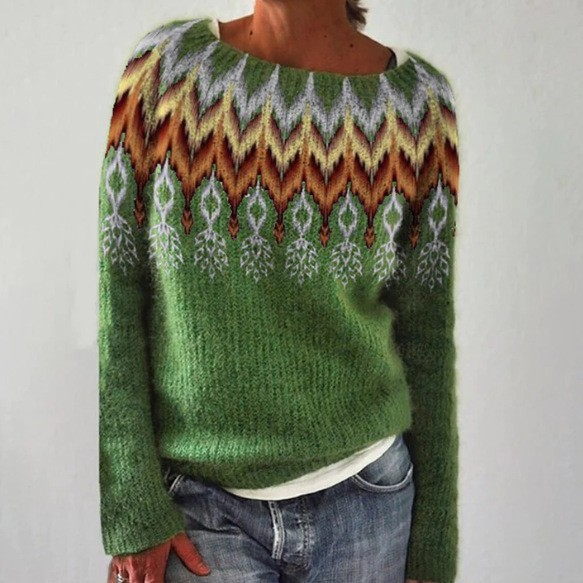 Silvia™ - Maglione Retro