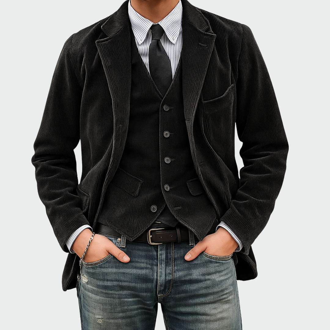 Carlo | Completo con blazer e gilet