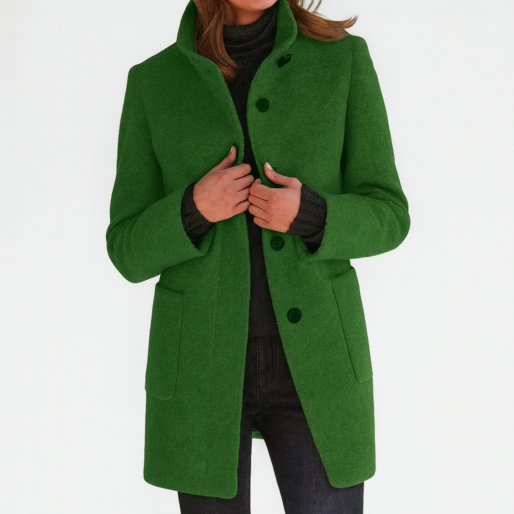 Serena | Cappotto da donna con collo alto