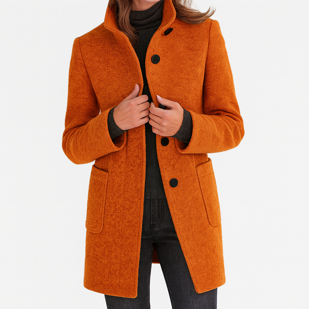 Serena | Cappotto da donna con collo alto